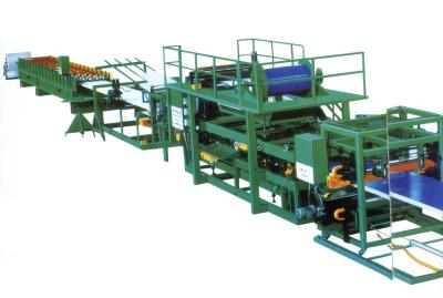China Multifunctional Color Steel Sandwich Panel Production Line for sale