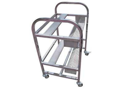 China 2 Layer 40 Slots Yamaha YG Series Smt Feeder Trolley Stainless Steel for sale