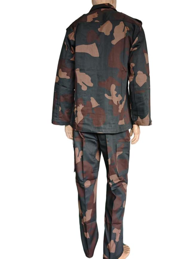 Full BDU uniform set displayed