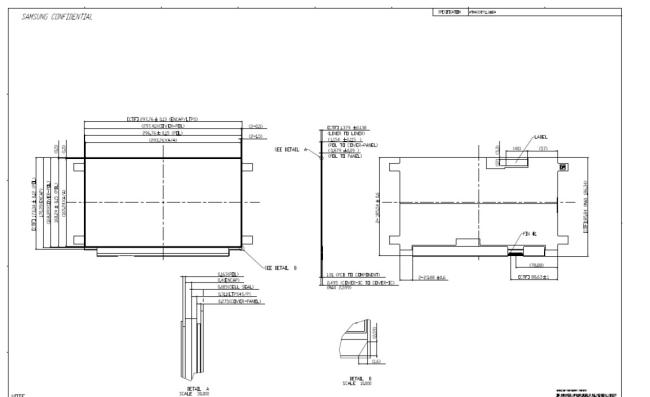 13.3 inch AMOLED display technical specifications