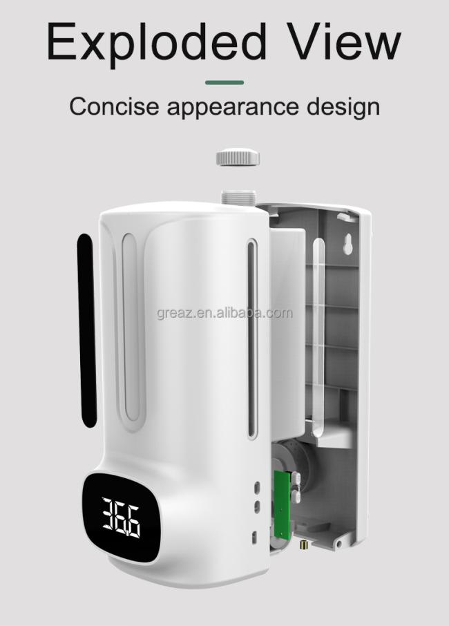 K9 Pro Plus Automatic Liquid Soap Dispenser with Temperature Measurement