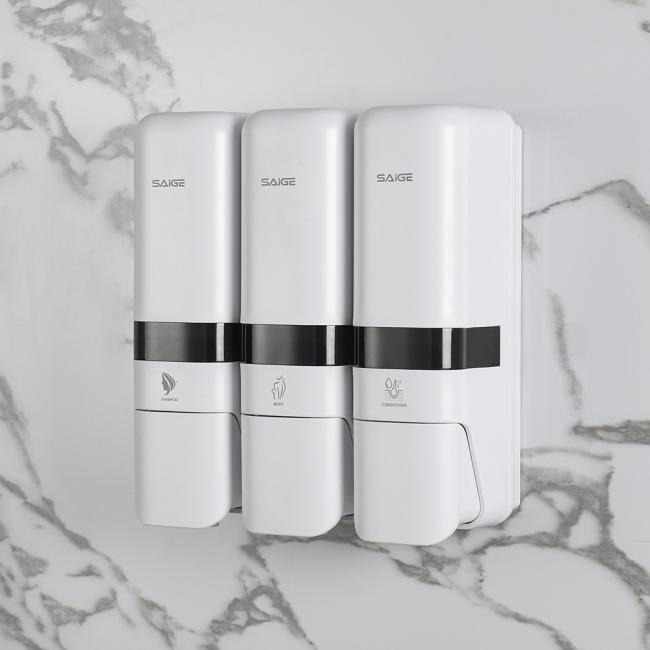 3PCS 250ml Hotel Commercial Manual Hand Soap Dispenser One Push Button Liquid Foam Gel Pump Soap Dispenser