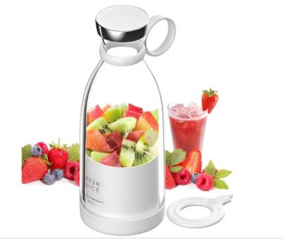 China Wholesale Rechargeable USB Hand Blender Mini Charging Portable Mini Bottle Juicer Cup 350ml Mixer Smoothie Blenders for gym for sale