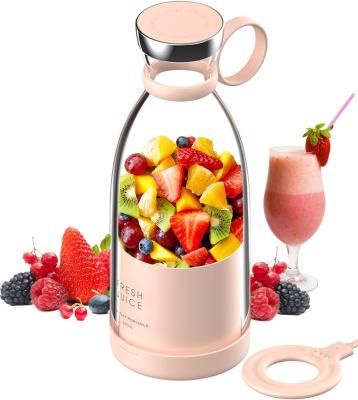 China Greaz 350ml personal blender smoothie maker portable blender 2022 electric mini fast juicer blender cup with wireless charging for sale