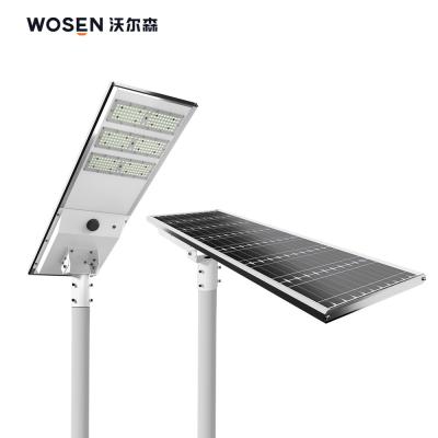 China Ip65 painel solar LED luzes de rua 150w 200w lâmpada de rua de indução solar à venda
