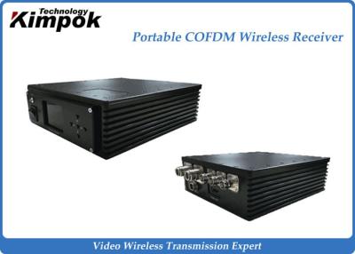 China 300-800MHz receptor AV inalámbrico, COFDM Mini Video Receiver DC12V AC220V en venta
