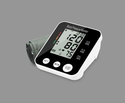 China 3.5 Inches 180 Bpm Home Blood Pressure Monitor Arm Type Bp Counting Machine for sale