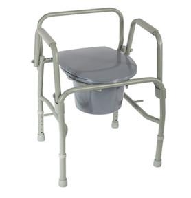 China Portable Pregnant Hospital Toilet Chair Disabled Bedside Portable Commode for sale