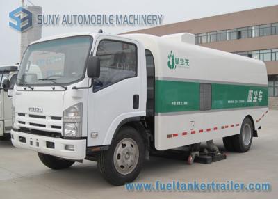 China Dust Sunction Isuzu Sanitation Truck , 6 Wheels 4 X 2  3500KG Road Cleaning Truck for sale