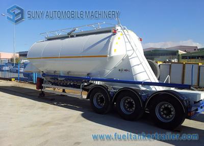 China Big Capacity 40 M3 Dry Bulk Tanker Trailer 3 Axle Container Semi Trailer for sale