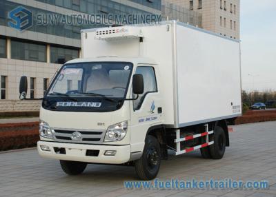 China Right Hand Drive Small 4 ton Refrigerator Van Truck FOTON - FORLAND 4x2 for sale