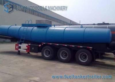China Concentrated  Sulfuric Acid Tank Trailer 18000 L V Shape Chemical Tanker Trailer for sale