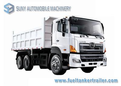 China 259 kw / 350 hp Hino 6x4 Heavy Duty Dump Truck 11.00R20 & 10+1 Tire for sale