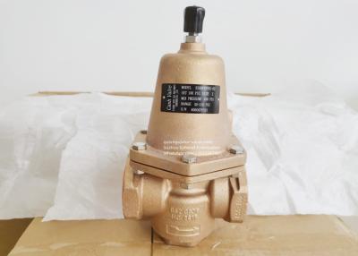 China E55 Model Cash Valve Clean Oxygen Gas Pressure Regulating Valve / Bronze Body Material From Emerson Fisher for sale