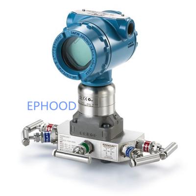 China 3051S Model Simple Level Differential Pressure Transmitter 2 Integral Relays Integral Manifold for sale
