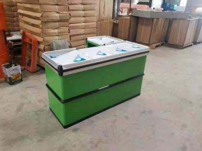 China Convey Belt Supermarket Checkout Counter Powder Coating Retail Store Checkout Tables for sale