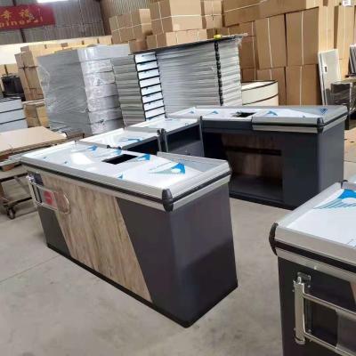 China Stainless Steel Supermarket Checkout Counter TGL For Convenience Store OEM for sale