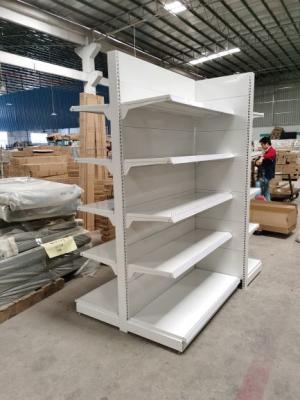 China Flat Panel Gondola Shelf Rack Supermarket Shelves Display Rack for sale