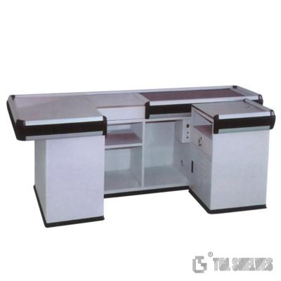 China Supermarket Register Checkout Counter Electric Transmission for sale