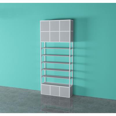 China Light Duty Cosmetics Display Shelf For Makeup MDF wood Material single sided OEM for sale