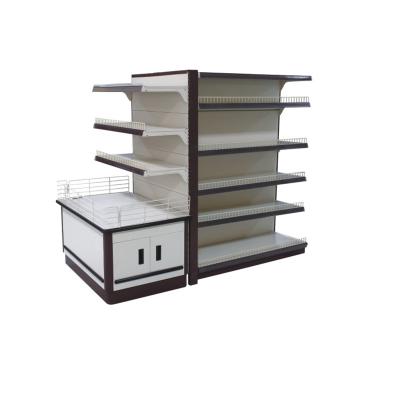 China Flexible 80-120Kg/ Layer Gondola Display Rack Sturdy Supermarket Shelving Systems for sale