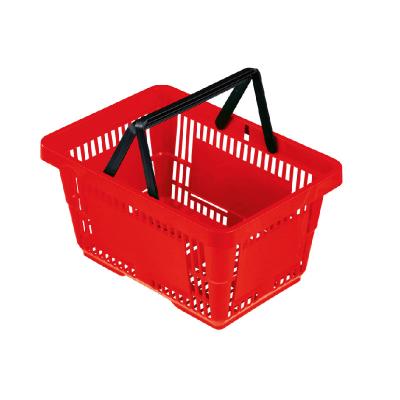 China Opnieuw te gebruiken Plastic het Winkelen Mand voor Detailhandel28l 35L 45L Capaciteit Te koop