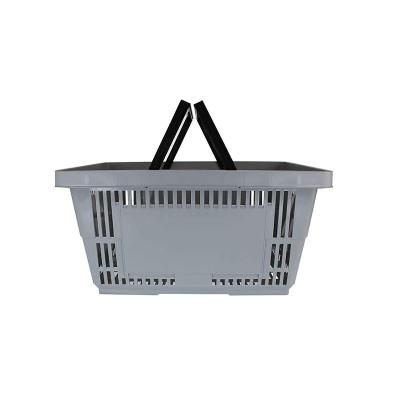 China Opnieuw te gebruiken Plastic het Winkelen Mand voor Detailhandel28l 35L 45L Capaciteit Te koop