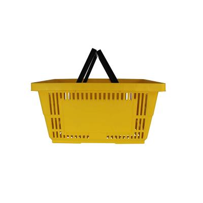 China Opnieuw te gebruiken Plastic het Winkelen Mand voor Detailhandel28l 35L 45L Capaciteit Te koop