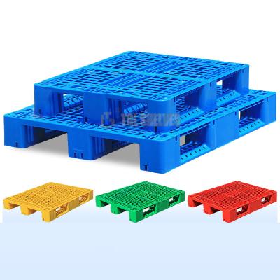 China Injection Molding Steel Reinforced Plastic Pallets For Warehouse 12-15kgs Weight for sale