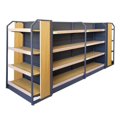 China Multifunctional 5 Layer Metal Storage Rack Support Supermarket Shelf for Stationery Shop for sale