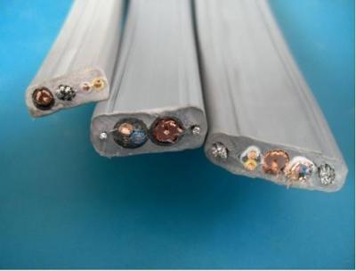 China Flat Elevator Cable with Communication Cable ECHU Cable for sale