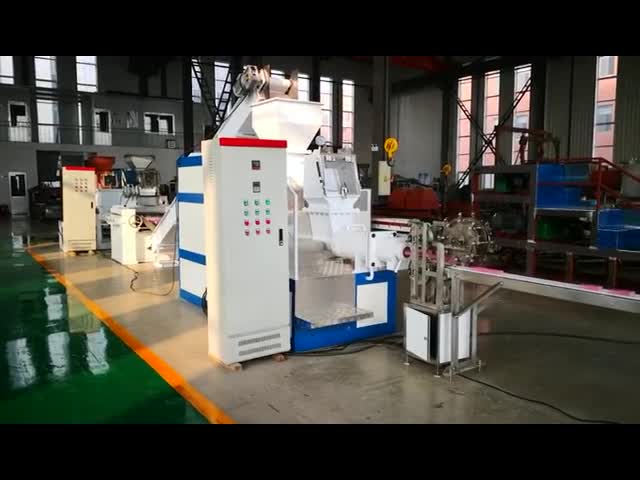 Durable duplex single worm soap vacuum plodder extruded equipment for soap extrusion