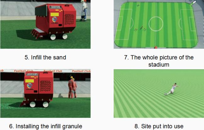 Shock Pad Artificial Grass Underlay 10mm For Football Baseball Hockey Rugby FIFA 2024 2