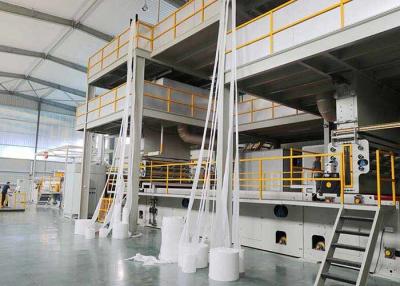 China 1000KW 100gsm High Capacity Non Woven Fabric Making Machine Nonwoven Textile Machinery for sale