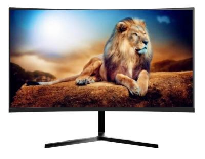 China 24 Inch Curved Monitor With Vibrant Colors Gaming Monitor 178° H /178° V Viewing Angle en venta