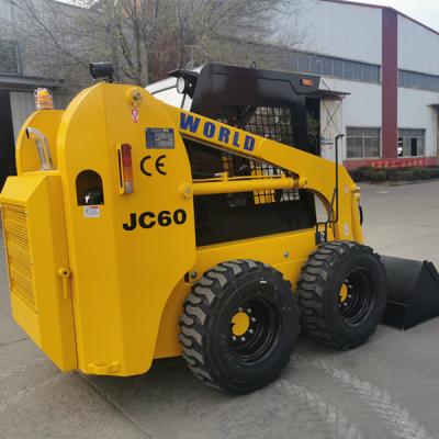 China 1ton Small Skid Steer Loader Skid Steer Mini Loader With Bucket for sale
