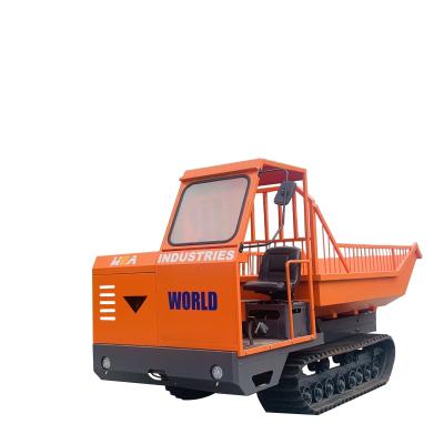 China 4WD Agricultural Crawler Tractor Mini Dumper For Fruits Transport for sale