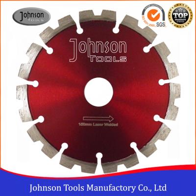 China 150mm Concrete Circular Saw Blade , Red Dry Diamond Blade 6 Inch for Reinforced Concrete Cutting for sale
