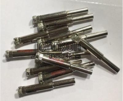 China 3-13 Mm Diamond Core Drill Bits  , Electroplated Drill Bits For Glass Fast Drilling for sale