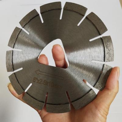Chine L'entrée tôt 32x2.4x10mm Soff de 6 pouces a coupé Diamond Concrete Saw Blade à vendre