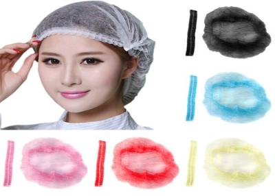 China Colorful Eco Friendly  Disposable Head Cap Latex Free For Clean Room / Laboratory for sale