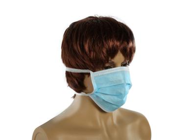 China 3 Ply Disposable Surgical Mask With Tie On Hospitals / Clinic / Health Center Using for sale