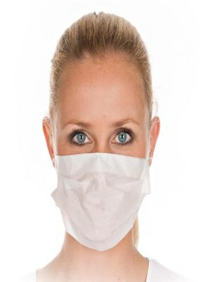 China Earloop descartável branco a máscara protetora, máscara protetora descartável de 2 dobras do uso médico à venda
