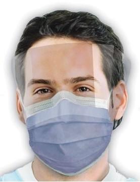 China O EO esterilizou 3Ply 4Ply que Earloop descartável a máscara protetora com protetor de cara à venda