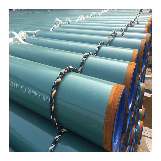 14'' 16'' 18'' sch40 sch 80 std External 3LPE 3PE Coating Seamless Steel Pipe and Internal Epoxy Coating Steel Pipe