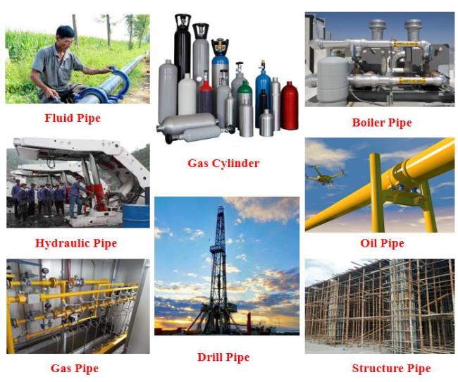 JIS3429 34CrMo4 carbon steel pipes prices seamless steel tube for gas cylinder