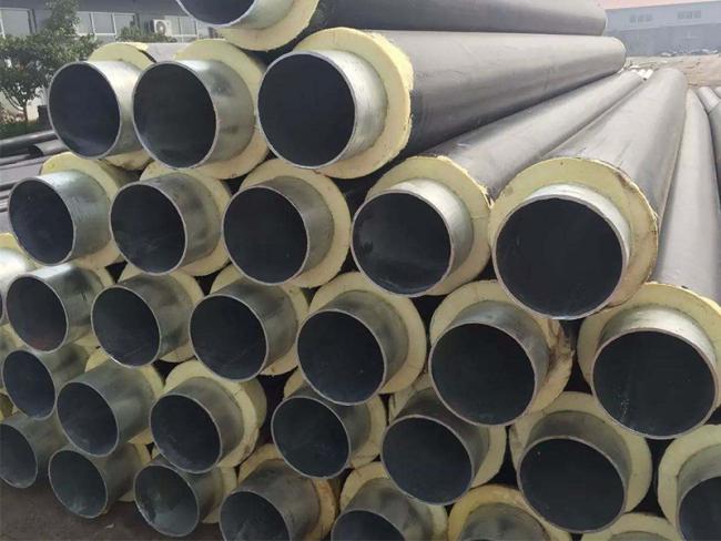 Thermal Insulated EN253 X52 seamless carbon steel PU foam coated insulation pipe