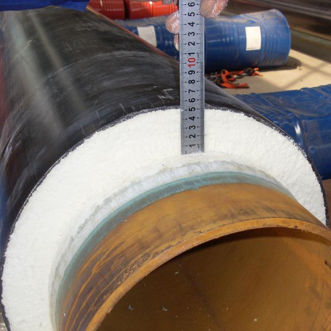 GB/T 50538 DN400 Seamless Carbon Steel PU Foam Pre Insulated steel Pipe Hot Rolled Hollow Carbon Pipe