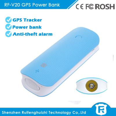 China Long standby time gps anti-lost device tracker with 4500mah power bank and door burglar al for sale