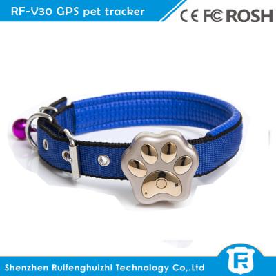 China Rf-v30 worlds smallest diy pet dog collars smart gps tracker for sale